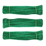Chenille Stem 300 PCS Dark Green Pipe Cleaners 6MM x 12 INCH Twistable Stems Children's Bendable Sculpting Sticks for Crafts and Arts (Dark Green)
