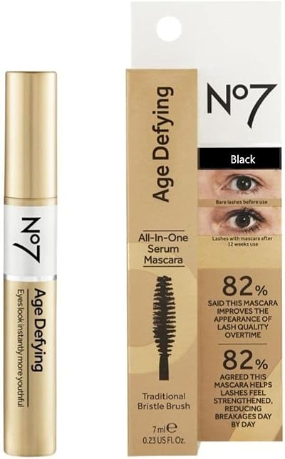 No7 Age Defying All-in-One Serum Mascara Black Lash Strengthening Formula