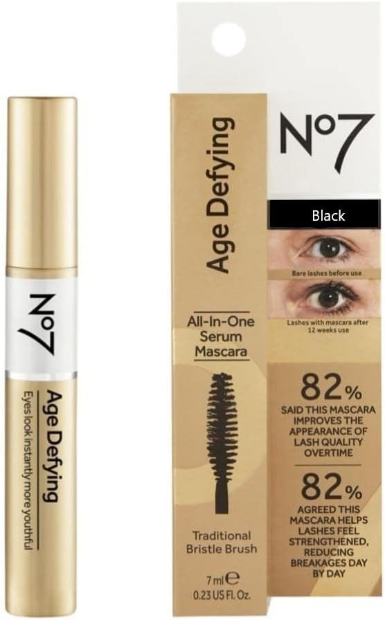 No7 Age Defying All-in-One Serum Mascara Black Lash Strengthening Formula
