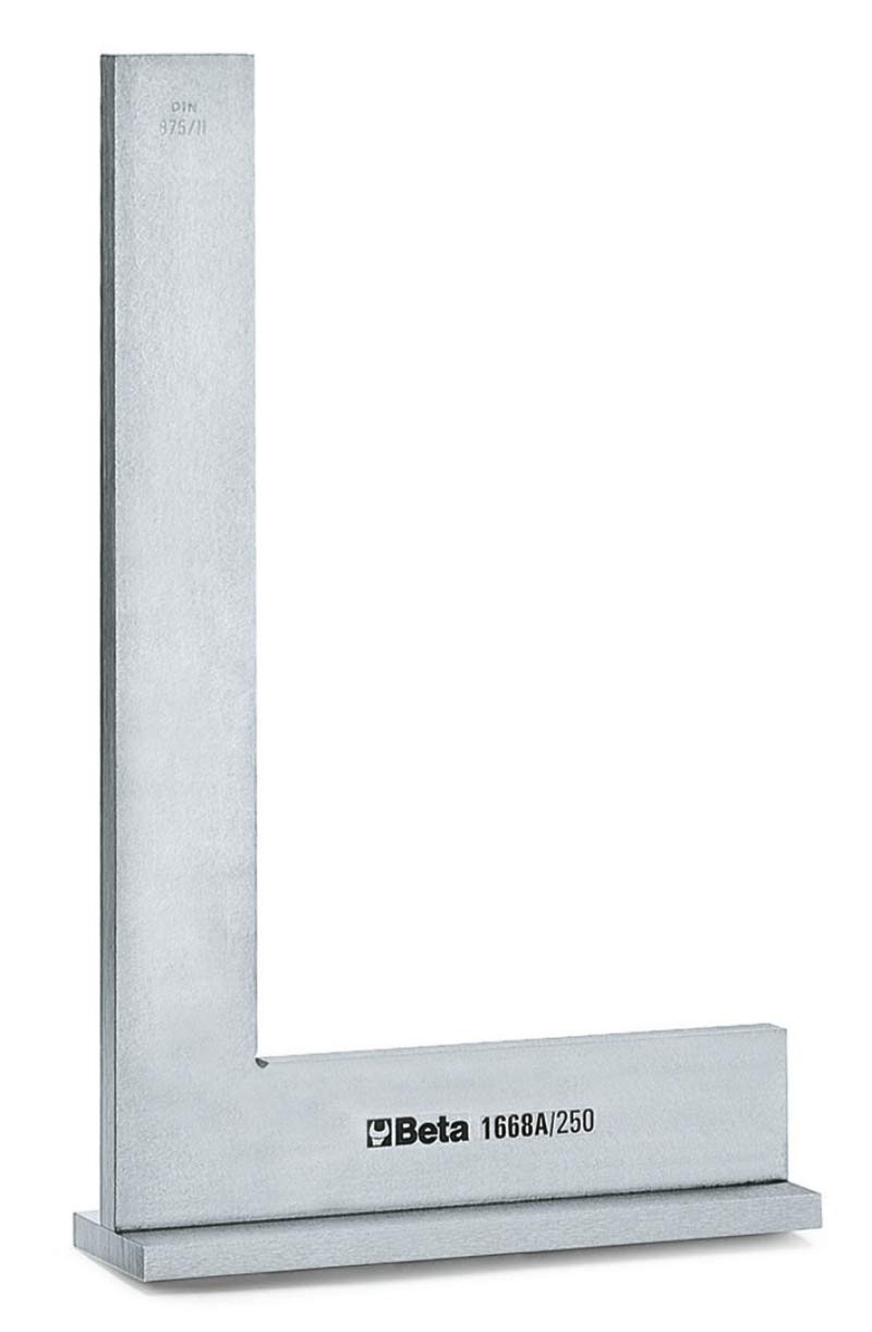 Beta 16680110 Model 1668 A100 Flanged Precision Square, Made From Normalised Ground Steel, 100mm