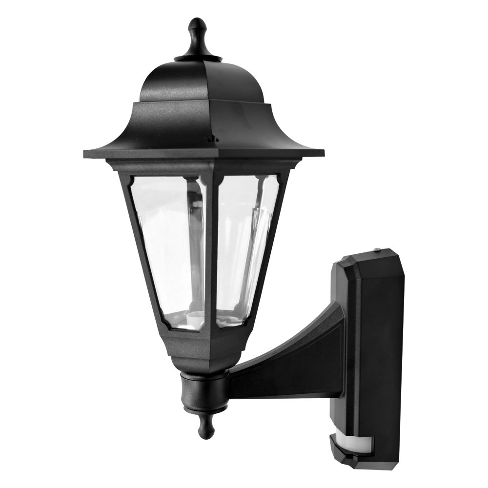 ASD Garden Lights Anti-vandal polycarbonate Resistant Hanging Up Lantern/With PIR/Max 1x60w Baynet Bulb