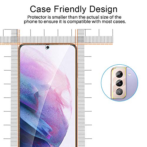 3+3 Pack] Tauri Pack Tempered Glass Screen Protector Pack