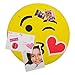 3C4G Kissing Emoji Cork board, Yellow