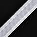 Non Slip Gripper Elastic Gripper Ribbon Trim for bike shorts, cuffs of skiwear, underwear, 1 Inch by 2 yards, White, SP-2043