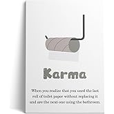 Jumong Bathroom Decor Wall Art, Bathroom Rules Wall Art, Toilet Rules Wall Decoration, Bathroom Canvas Signs for New House Bathroom Artwork Home Decor Wooden Framed Ready to Hang (12x18 Inches)