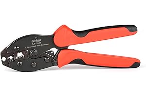IWISS iCrimp Spark Plug Wire Crimper, Ratchet Wire Crimping and Stripping Tool for Spark Plug Ignition Wire and Terminals Dia. 7.0-8.5mm