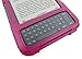 DURAGADGET Pink Genuine Leather Case/Cover With Adjustable Stand For Amazon Kindle 3 Keyboard