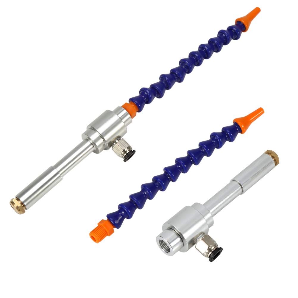 Cold Air Gun, 130mm Aluminum Alloy Mechanical Process Mini Cold Air Dry Cooling Gun Plus Flexible Tube for Local Cooling
