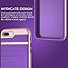 iPhone 7 Plus Case, LK [Moxie Series] Shock Absorption Hybrid Armor Defender Protective Case Cover for Apple iPhone 7 Plus (Purple)