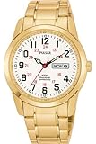 Pulsar Men's PJ6046 Railroad Approved Dress Gold-Tone Stainless Steel Watch