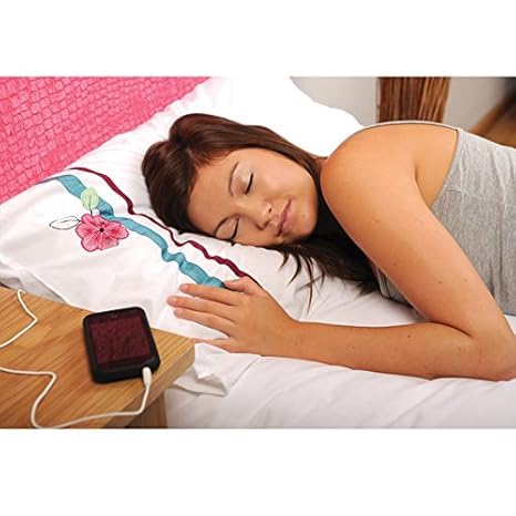 Goodnight Sound Kopfkissen ist das Kissen mit Boxen. Ein Musik-kissen zum Anschluss an iPod, iPhone etc. Ideal für süße Träum