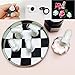 BQAN 12Pcs Chess Board Magnetic Nail Tip Crystal Stand Set Salon Display Holder Set
