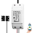 Smart WiFi Garage Door Opener Remote Controller, Smartphone App Control, Compatible with Alexa, Google Assistant and IFTTT, N