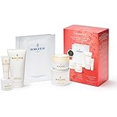 Borghese 7-Piece Skin Perfecting Gift Set - Includes Mud Mask, AHA BHA Overnight Mask, Night Face Cream, Hand Sheet Masks, Shower Gel, & Body Cream