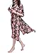 Summer Beach Cover Ups For Women Bohemia Floral Chiffon Long Maxi Tunic Oversize Loose Swimwear Swimsuit Bikini Dress 14