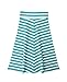 RuffleButts® Little Girls Maxi Skirt w/Stripes