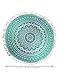 RAJRANG Tapestry Wall Hanging Hippie Mandala Cotton Bedding Bohemian Boho Bedspread Round Sea green