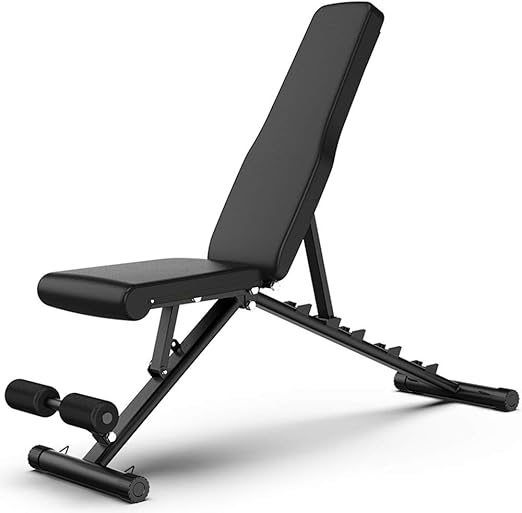 LLSS Banco Plegable,Banco de Musculacion Ajustable Multiusos ...