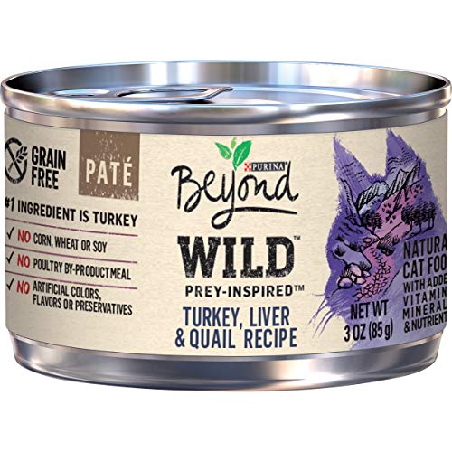 Purina Beyond Grain Free, Natural, High Protein Pate Wet Cat Food, WILD