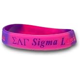 Greek Underdog Sigma Lambda Gamma Silicone Bracelet