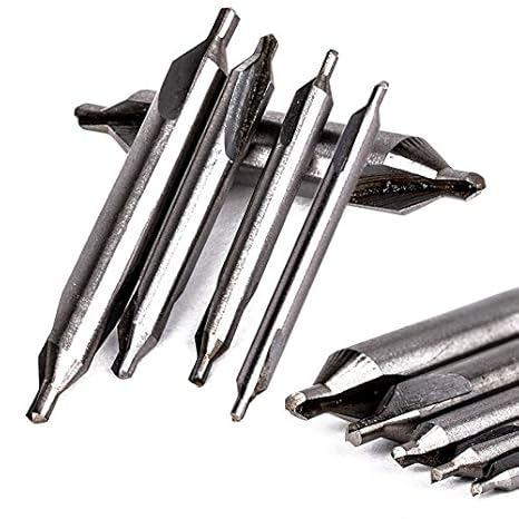 Generic 5pcs/set 60 Degree HSS Center Spotting Drill Bits Combined Countersink Bits Set For Power Tool