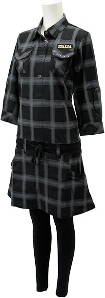 Amazon フィラ ゴルフ Fila Golf レディス ワンピース レギンス Bk ブラック Ll ゴルフシャツ 通販