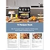 Aicook Air Fryer Toaster Oven 23L Convection Mini Oven Electric with Rotisserie and Grill Function, 4 Knobs Control Easy to Use, 6 Accessories & 75 Recipes Included, 1700W