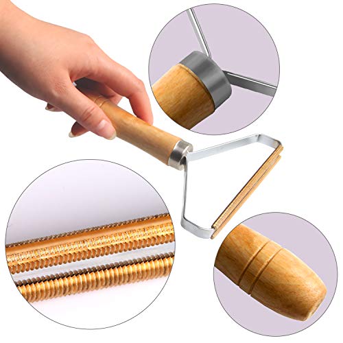 Wood Lint Remover Clothes Sweater Fabric Fuzz Shaver Manual Shaver for