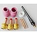 10PCS Accessories Kit (1.6mm/2.4mm/3.2mm) 57N87 57N88 Jumbo Gas Lens Ceramic Cup For TIG Torch Replacement Parts WP17 18 26