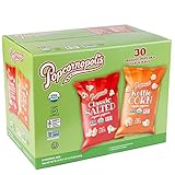 Popcornopolis Organic Popcorn Snack Bags Variety (Pack of 30)