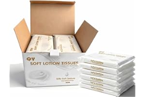 QingYa Lotion Facial Tissues, 20-Pack Ultra Soft 6-Ply Thicken,Travel Size Multipack Pocket Tissue, Hypoallergenic for Sensit