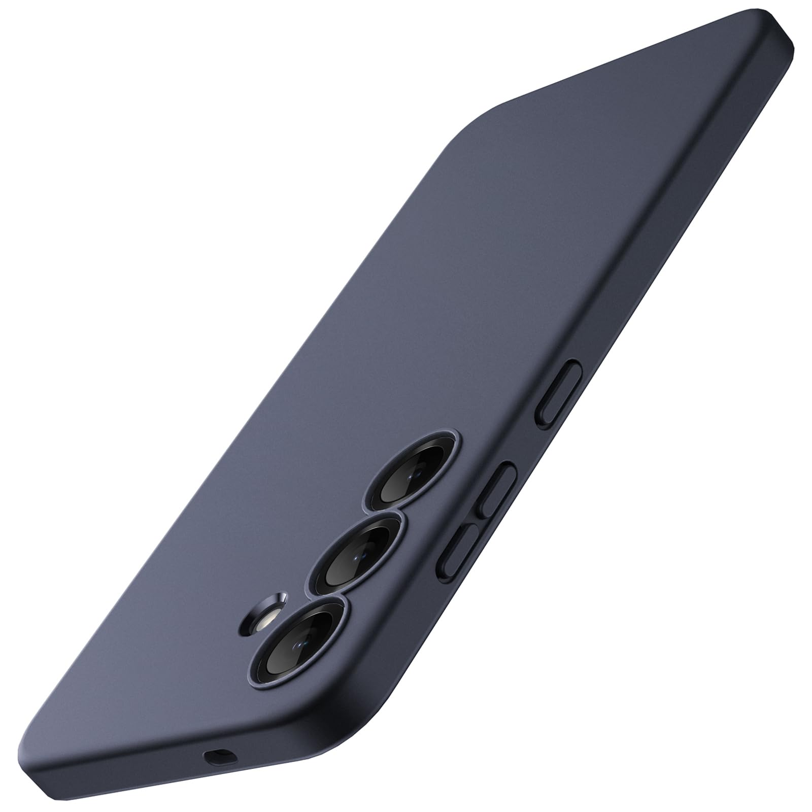Photo 1 of JETech Slim Fit Case for Samsung Galaxy S25 5G, Camera Lens Full Protection, Soft TPU Thin Protective Phone Cover with Matte Finish, Shockproof (Dark Blue)