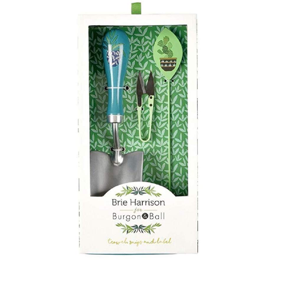 Burgon & Ball GBR/HTSET Brie Harrison Trowel, Snips and Label Set