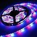econoLED LED Flexible Strip Lights, 16.4ft 300leds 5m Waterproof Adhesive Light Strips RGB Color Changing SMD 3528 Ribbon Kit with 44key Remote with Power Supply