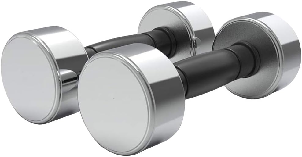 ZhiWei Heavy Dumbbells, Metal Ergonomic Handles Prevent Rolling and Injury for Home Gym Exercise Men Women Unisex Pair of 2 Heavy Dumbbells,31 lbs