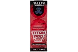 PIXA PICKLEBALL PIXA Titan Pro 26 Indoor Pickleball - USAPA Approved, Durable Indoor Pickleballs, Consistent Bounce, Smooth Flight, Ideal for Competitive Play- Packs of 3, 6, 12, 50