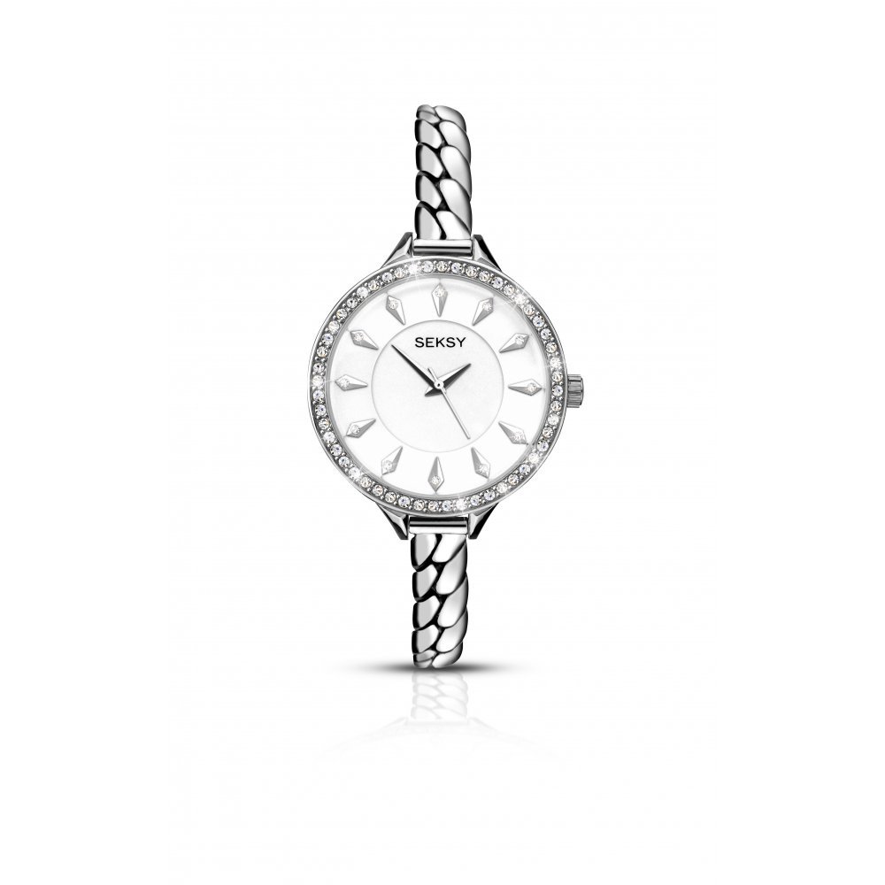 Seksy 2070 Women's Stainless Steel Band Watch