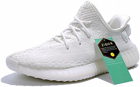 ZIGOR Men's Women's 350 v2 Breathable Lightweight Athletic Sneakers