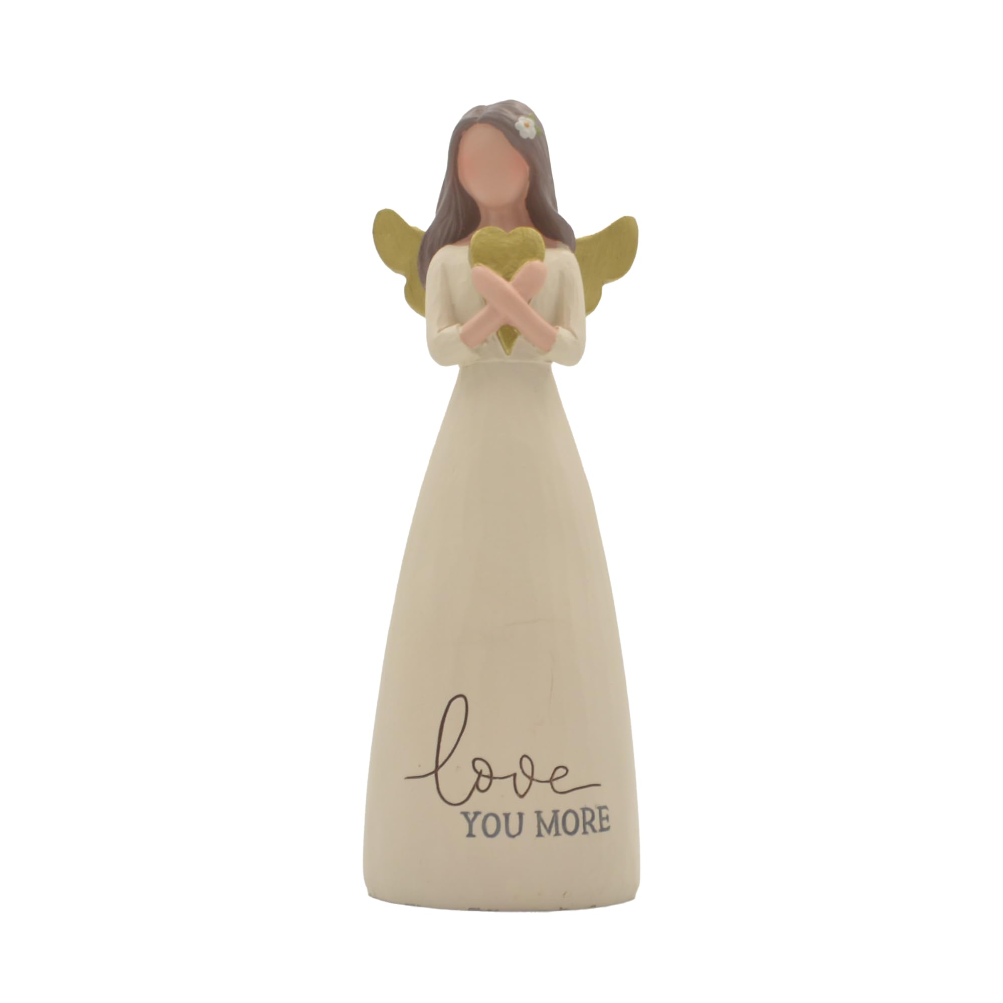 Feather & Grace Hand Painted Resin Decorative Figurine - Love You More