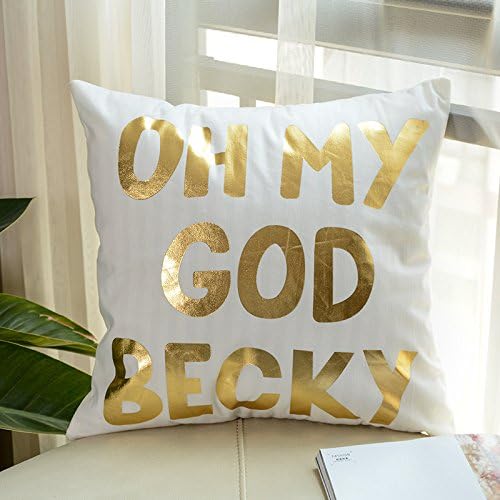 DBNM Bronzing Beads Decorative Square Throw Pillow Case Cushion Cover Throw Pillow Shell Pillowcase for Sofa