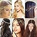 Jstyle 6Pcs Gold Head Chain Jewelry for Women Girls Bridal Bohemian Halloween Party Cosplay Headband Hair Headpiece
