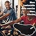 DAWAY Comfortable Bike Seat Cover - C7 Soft Gel & Foam Padded Exercise Bicycle Saddle Cushion Men Women Kids, Fit for Peloton, Stationary Bike, Mountain Road Bikes, Outdoor Cycling