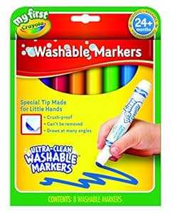 Download Amazon.com: Crayola My First Washable Markers 8ct: Toys & Games