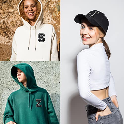 TACVEL 3 Pieces Iron on Numbers Patches, Numbers 0-9 Applique for Clothes, Dress, Hat, Socks, Jeans, DIY Accessories (Black 3,3.14inch)