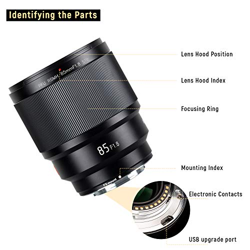 VILTROX PFU RBMH 85mm F1.8 Objectif Automatique Full Frame Premier Objectif Portrait pour Appareil Photo Fuji X-Mount X-T3 X-T30 X-T20 X-T10 X-T100 X-E2 X-A20 - Image 6