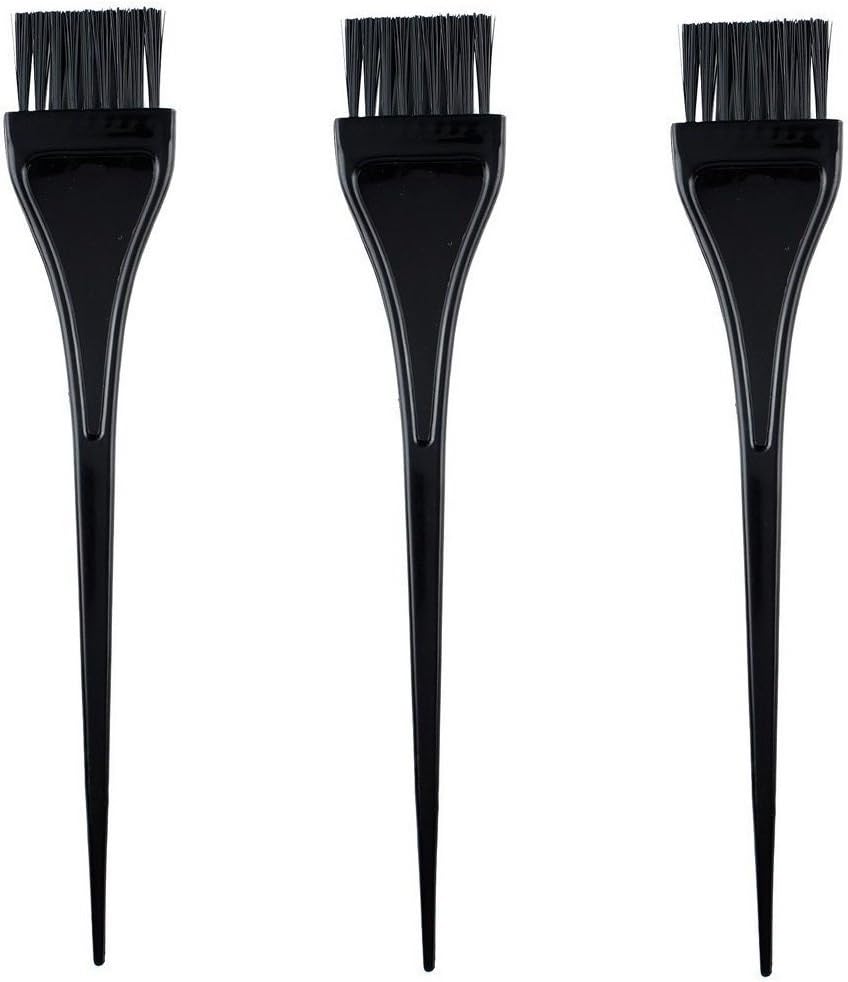 AntiqueShop Hair Dye Coloring Brushes Hair Coloring Dyeing Kit Handle Salon Hair Bleach Tinting Diy Tool, Black, 50 g