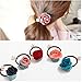 Ruihfas 5Pcs Girls Women Pearls Flower Hair Accessories Elastic Hair Ties Hair Ropes Fashion Headbands Ponytail Holders Hair Rings Hairband