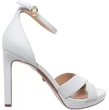 Buy Michael Kors Women's Shoes Heels Alexia Sandal Leather Optic White New  Online at desertcartCayman Islands