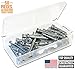 Heavy Duty Drywall Anchors and Screws Kit Including Self-DrillingToggle Anchors & Screws - Durable Zinc Self Drilling Drywall Anchors for Hanging Pictures & More