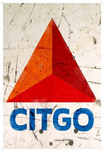 TIN Sign 12" x 18" Citgo Gas Oil Gas Station Pump Garage Auto Shop Rustic Metal Decor B124